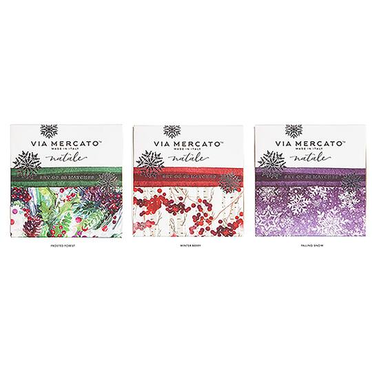 European Soaps Winter Berry Natale Match Box Set, 50ct.